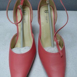 Boston Design Women's Shoes Ankle Strap Pumps Sz 7.5M Coral NIB